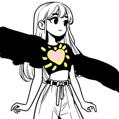 girl in a cute crop top