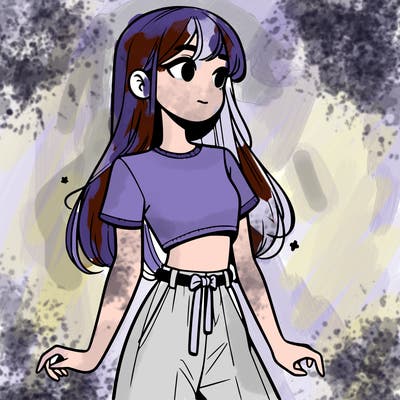 girl in a cute crop top