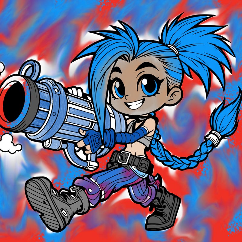 jinx, arcane, league of legends