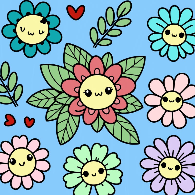cute flower patterns