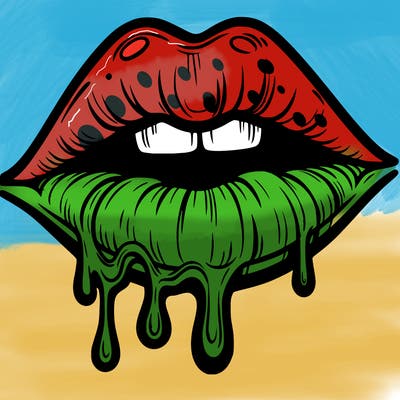 lips that look realistic and drip