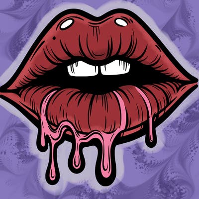 lips that look realistic and drip