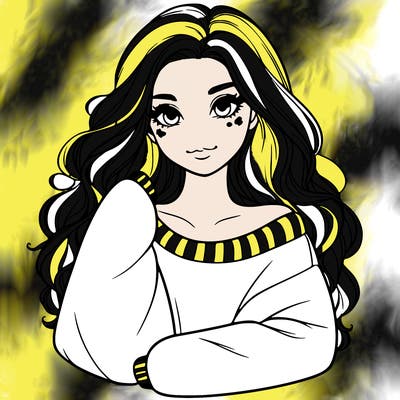 a beautiful girl in a big sweatshirt