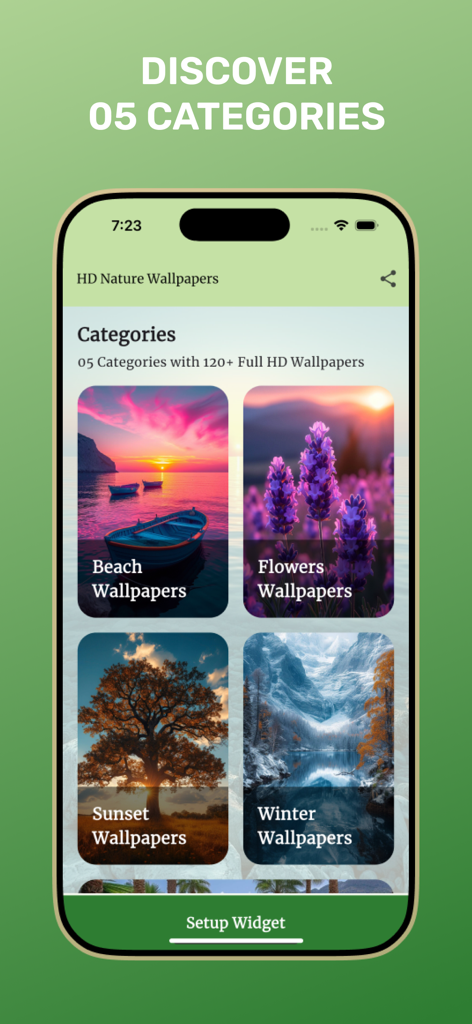 Nature Wallpapers HD Offline - Graphics & Design App | MWM