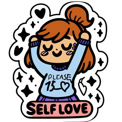 self-love sticker