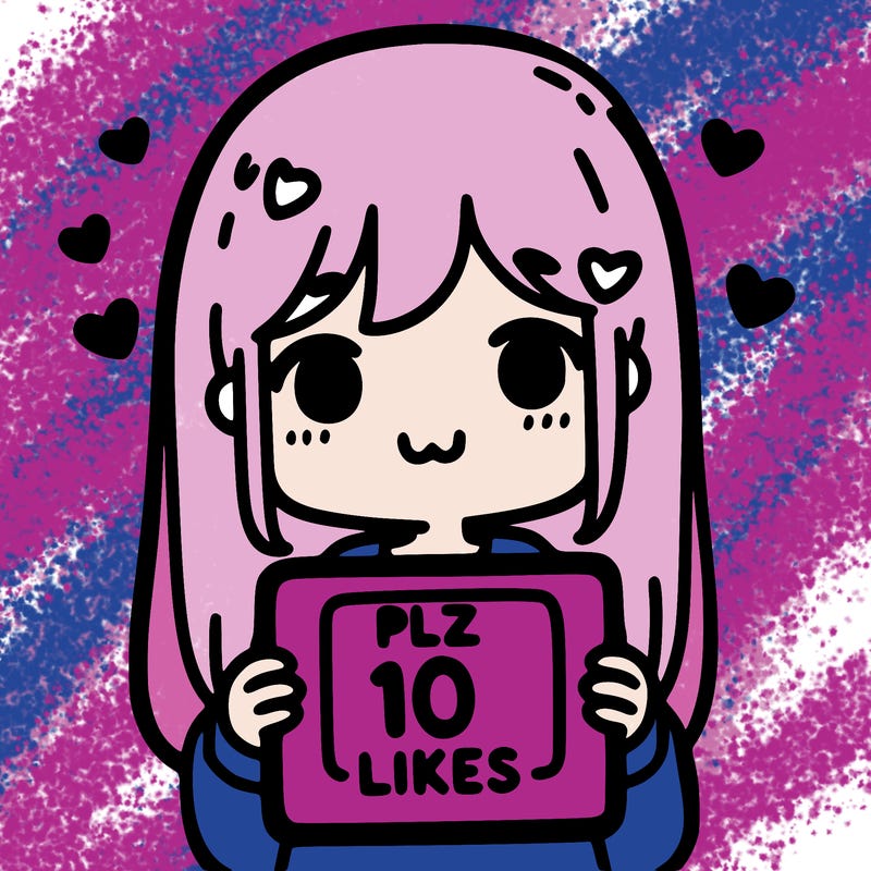 girl holding a sine that says “plz 10 likes”