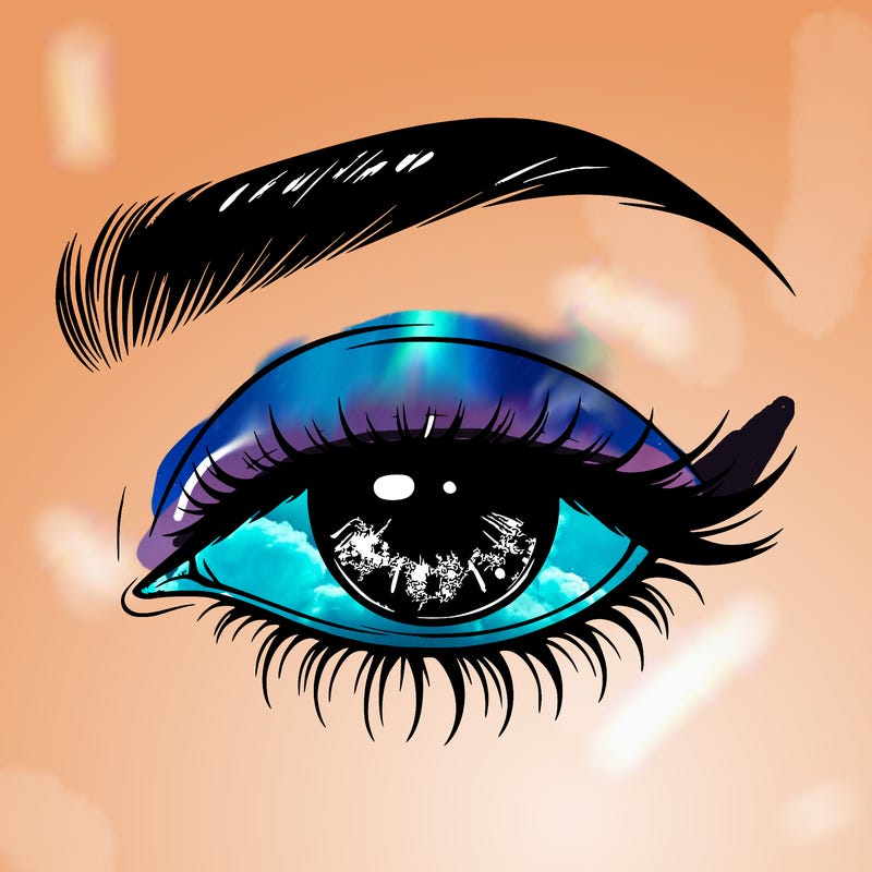 eye closed realistic