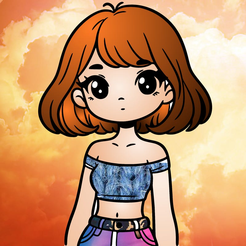 girl in a cute crop top