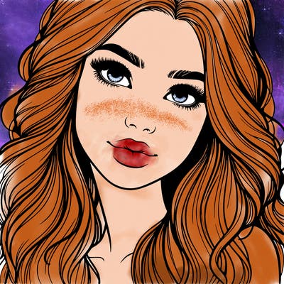 beautiful realistic girl