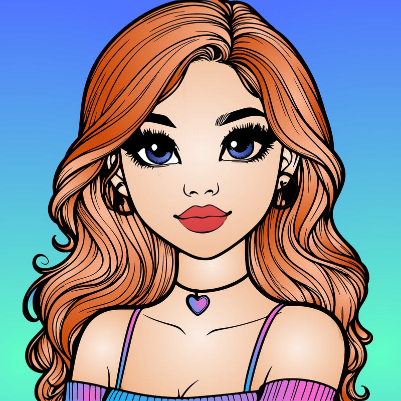 realistic pretty girl