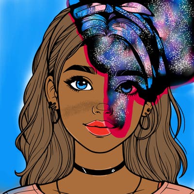 realistic teenage girl