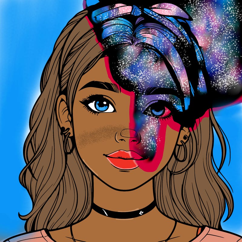 realistic teenage girl