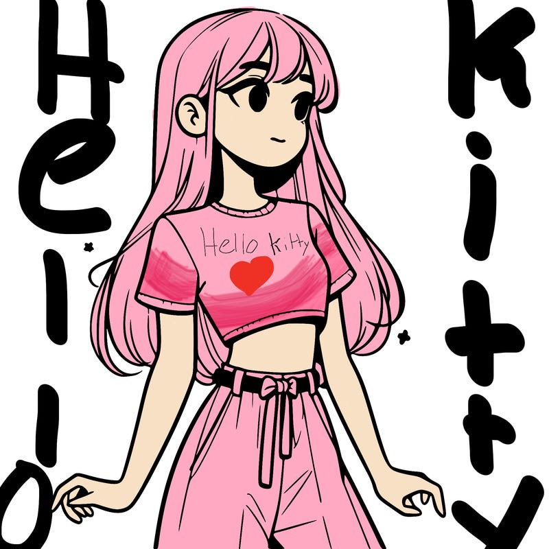 girl in a cute crop top