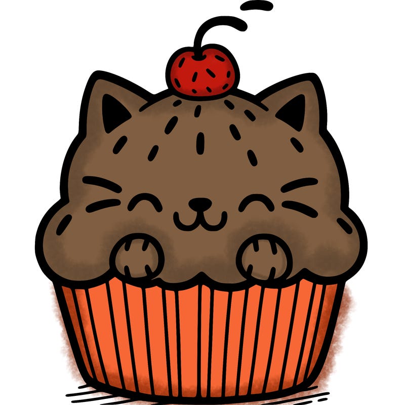 cat cupcake