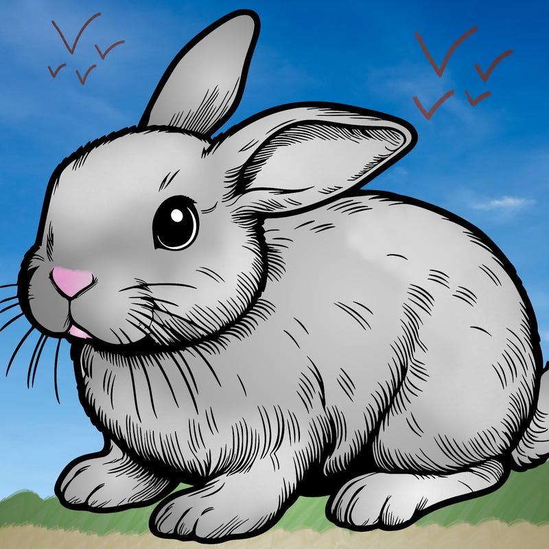 realistic bunny
