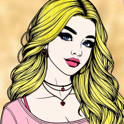 detailed realistic girl