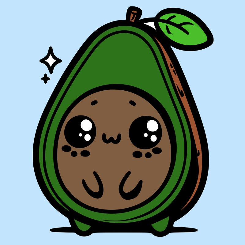 cute avocado