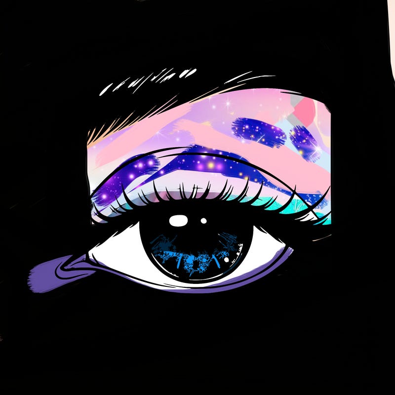 eye closed realistic