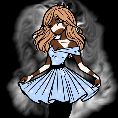 woman in skirt