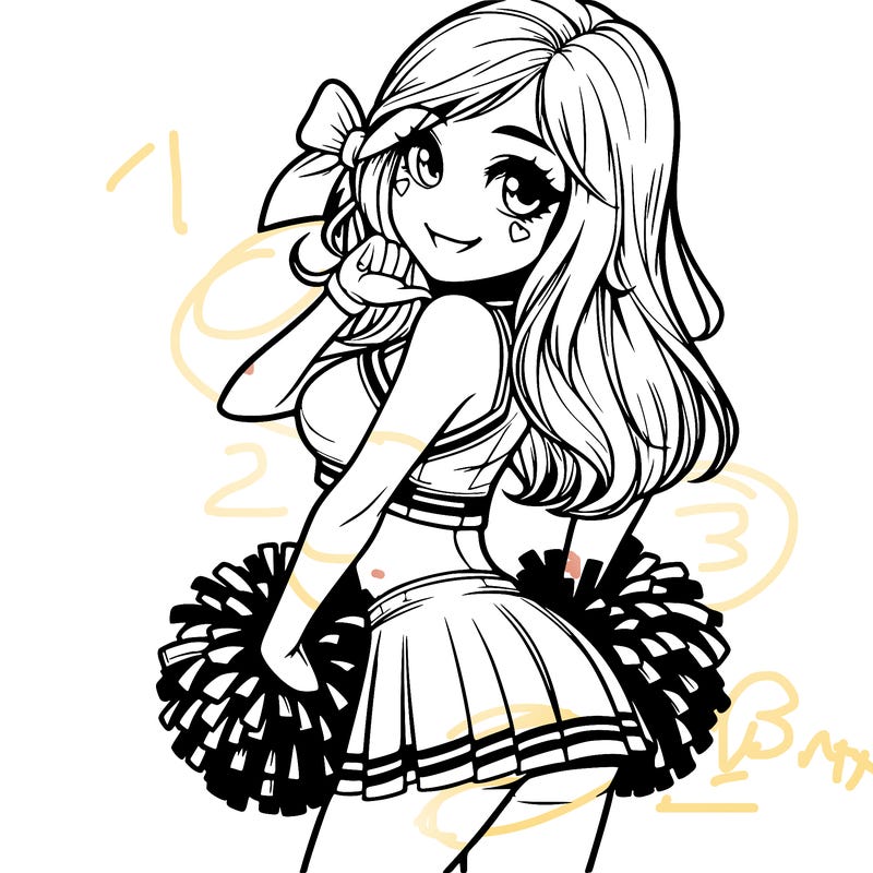 realistic cheerleader