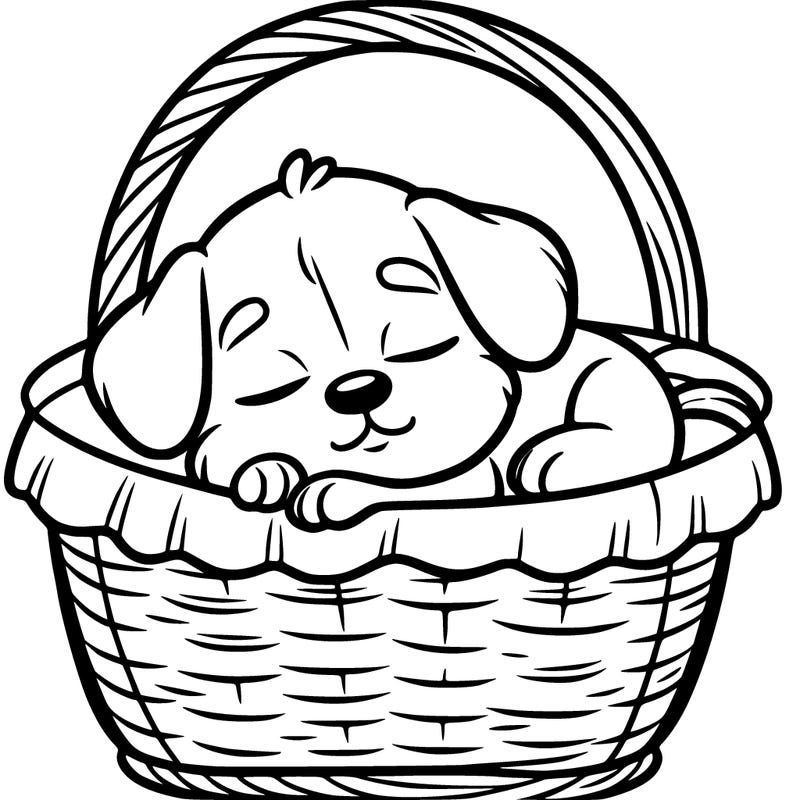 𝑜𝑛𝑒 𝑛𝑒𝑤𝑏𝑜𝑟𝑛 𝑝𝑢𝑝𝑝𝑦 𝑠𝑙𝑒𝑒𝑝𝑖𝑛𝑔 𝑖𝑛 𝑎 𝑏𝑎𝑠𝑘𝑒𝑡