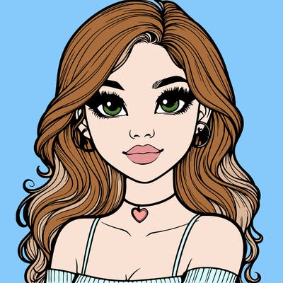 realistic pretty girl