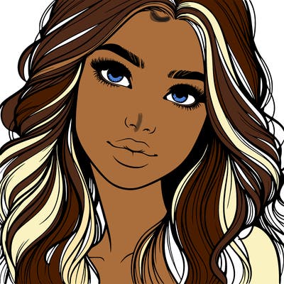 beautiful realistic girl