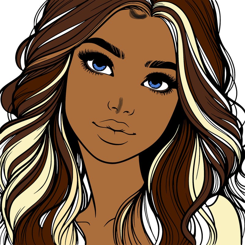 beautiful realistic girl