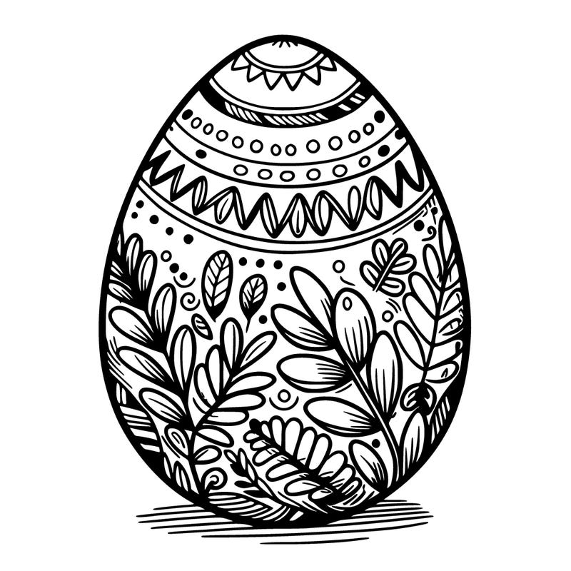 a detailed and realistic easter egg