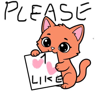 a small cat with a blank sheet of paper in its hand. the cat is sooooooo cute!