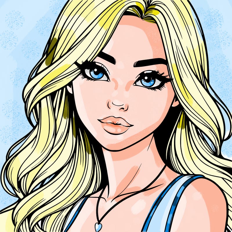 beautiful realistic girl