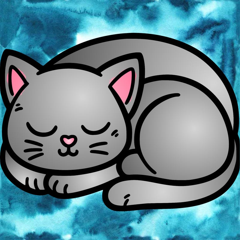 a cat that is sleeping