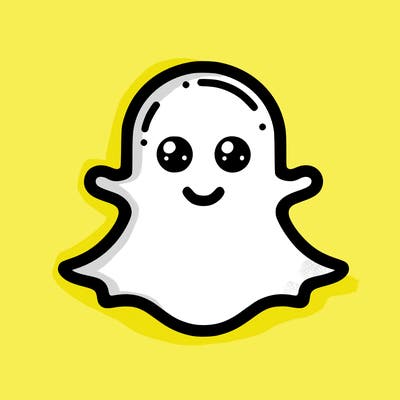 regular snapchat logo