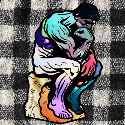 the thinker rodin realistic