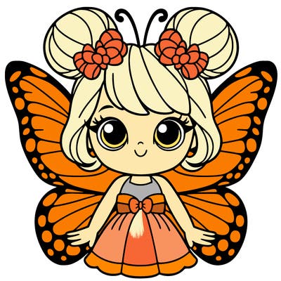 butterfly girl