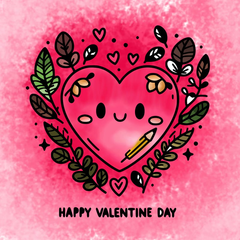 happy valentine day heart