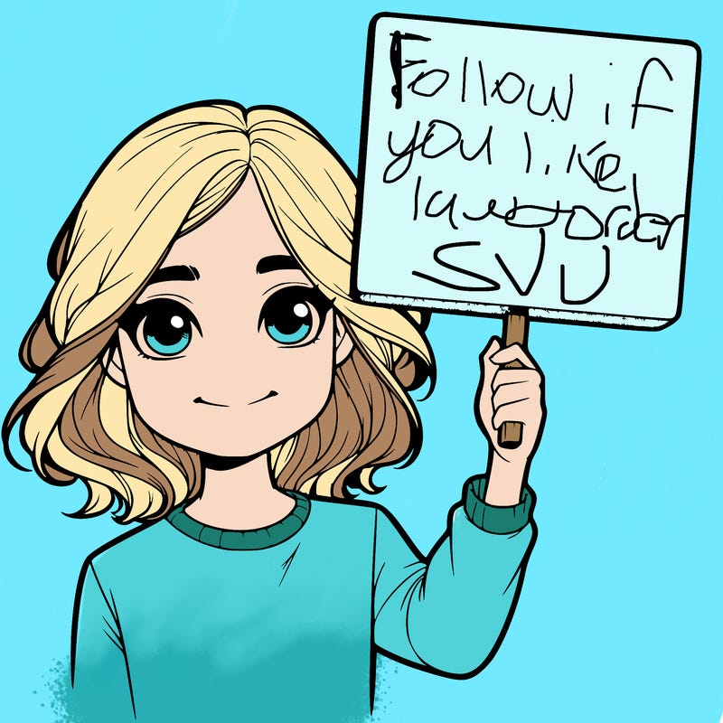 realistic girl holding up a sign