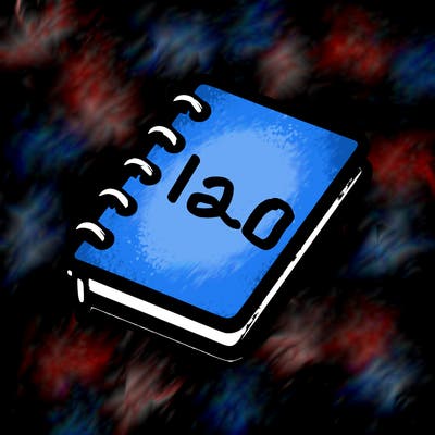 realistic blank notebook