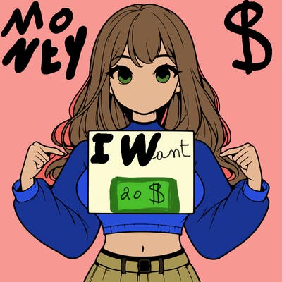 girl holding a blank sign in a long sleeve crop top