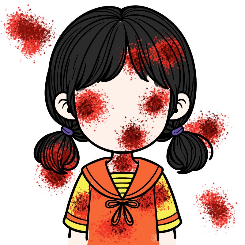 girl with no face
