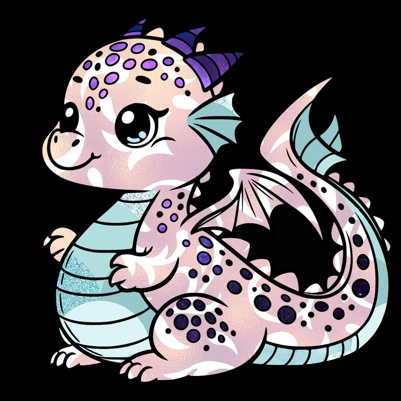an absolutely cute and pretty dragon