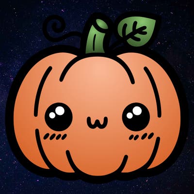 simple halloween pumpkin cute