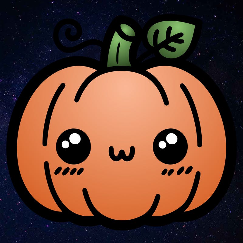 simple halloween pumpkin cute