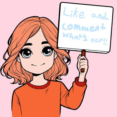 realistic girl holding up a sign