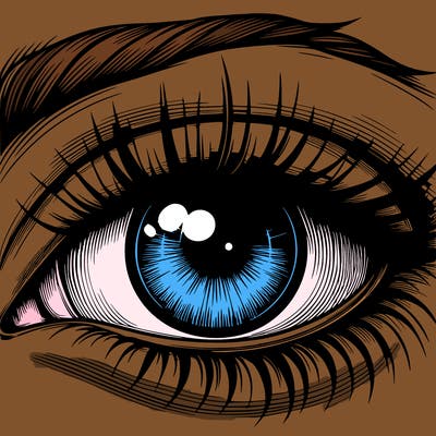realistic eye