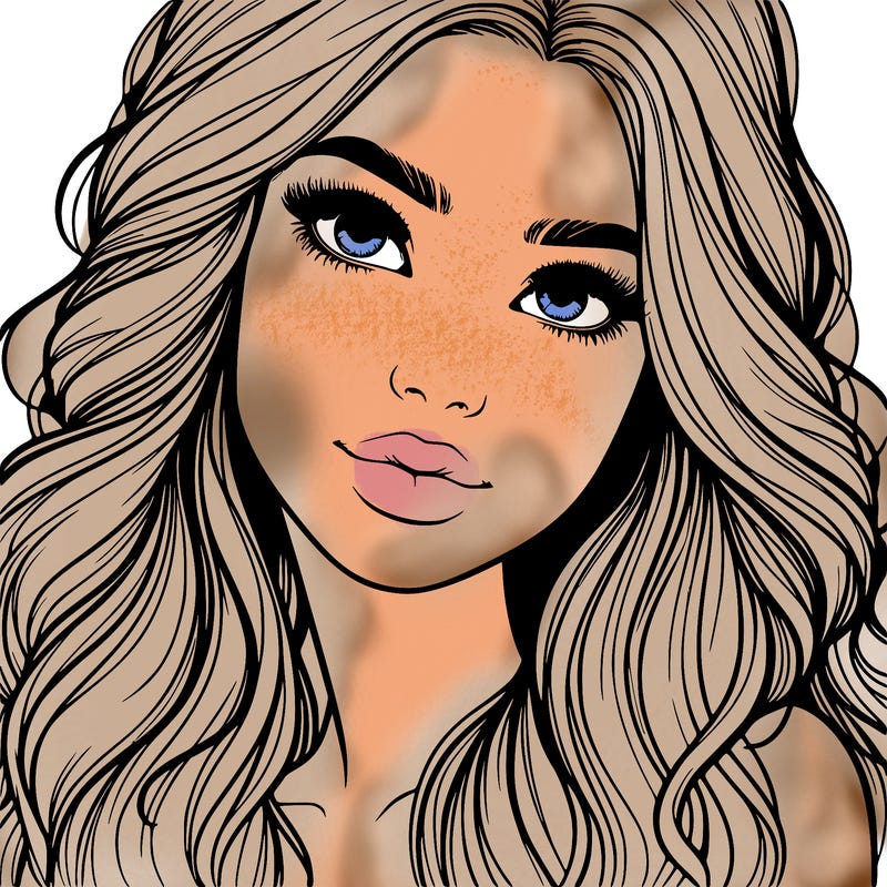 beautiful realistic girl