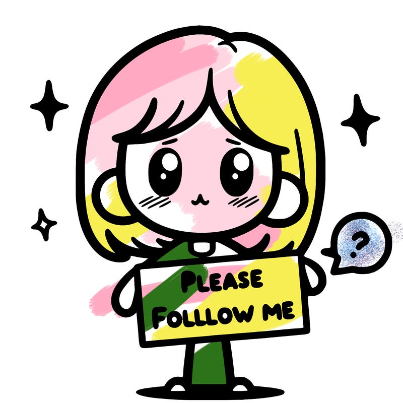 please follow me