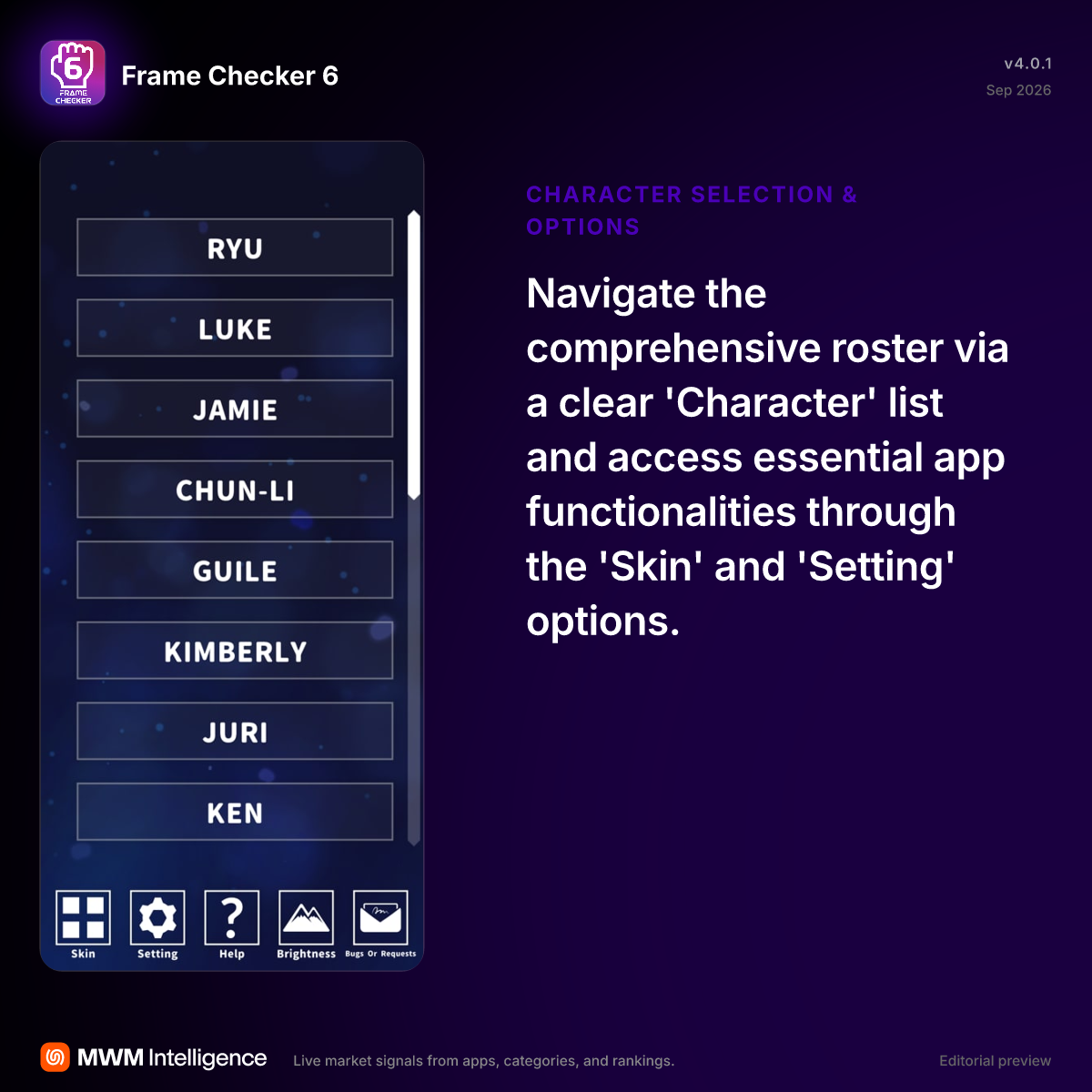 Frame Checker 6 - Reference App | MWM