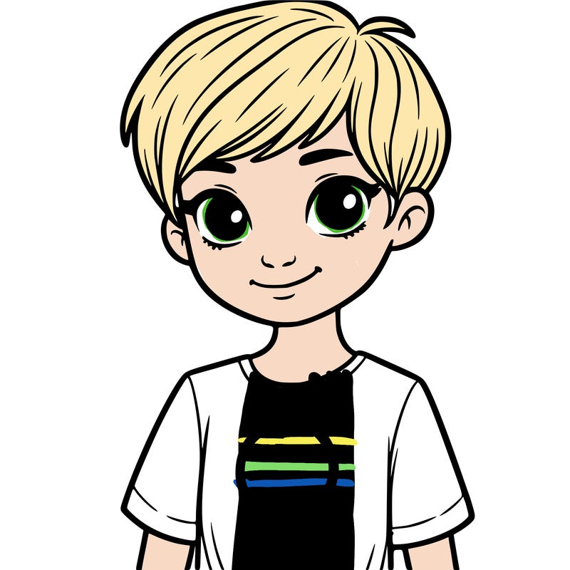 girl with pixie cut and feminist shirt