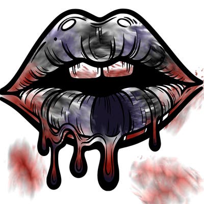 lips that look realistic and drip